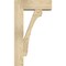 Ekena Millwork Legacy Block Rough Sawn Bracket w/ Offset Brace, Douglas Fir, 6"W x 16"D x 28"H BKT0604X16X28LEC05RDF - alternate 2